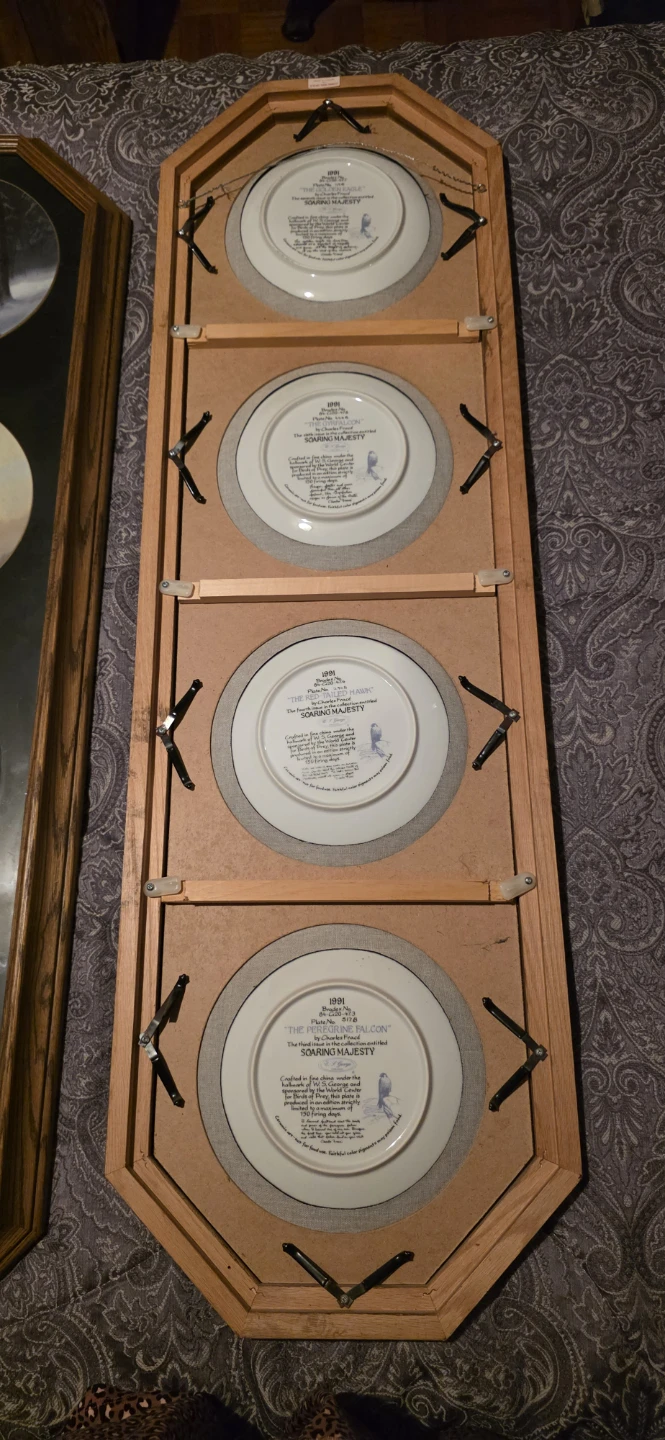2 Solid wood Decorative Plate Holders - photo 3