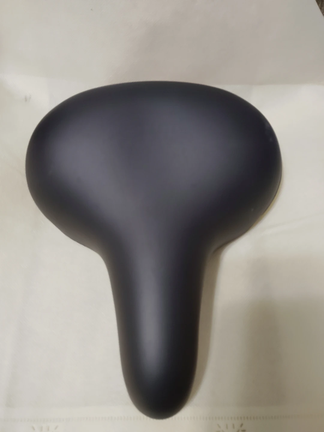 Black Comfort Bicycle Saddle with Reflector - photo 4
