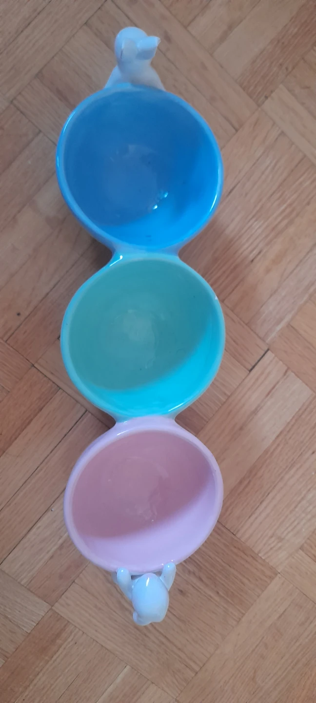 Ceramic Easter Bunny Candy Dish