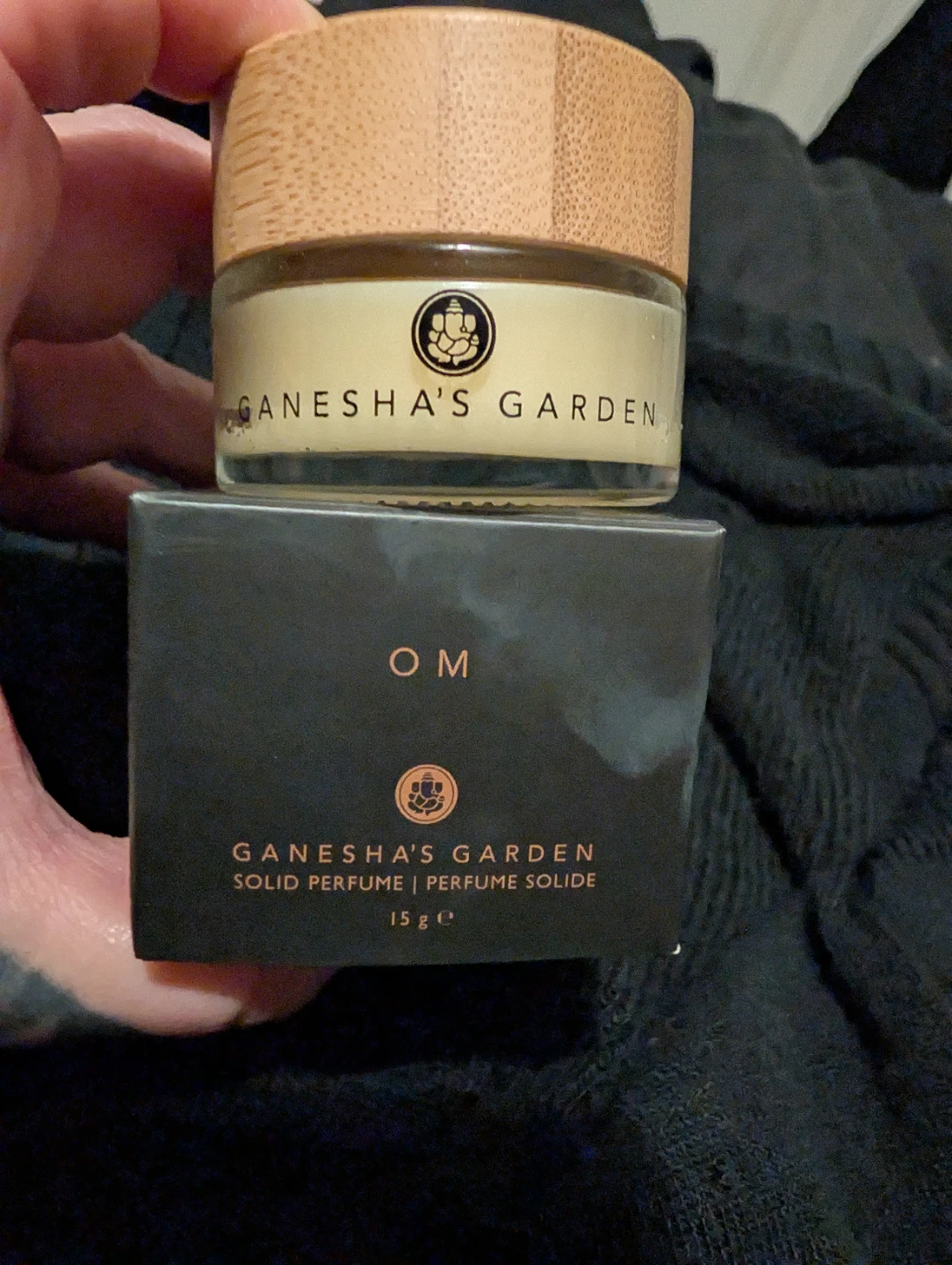 Om solid perfume by Ganesha's garden