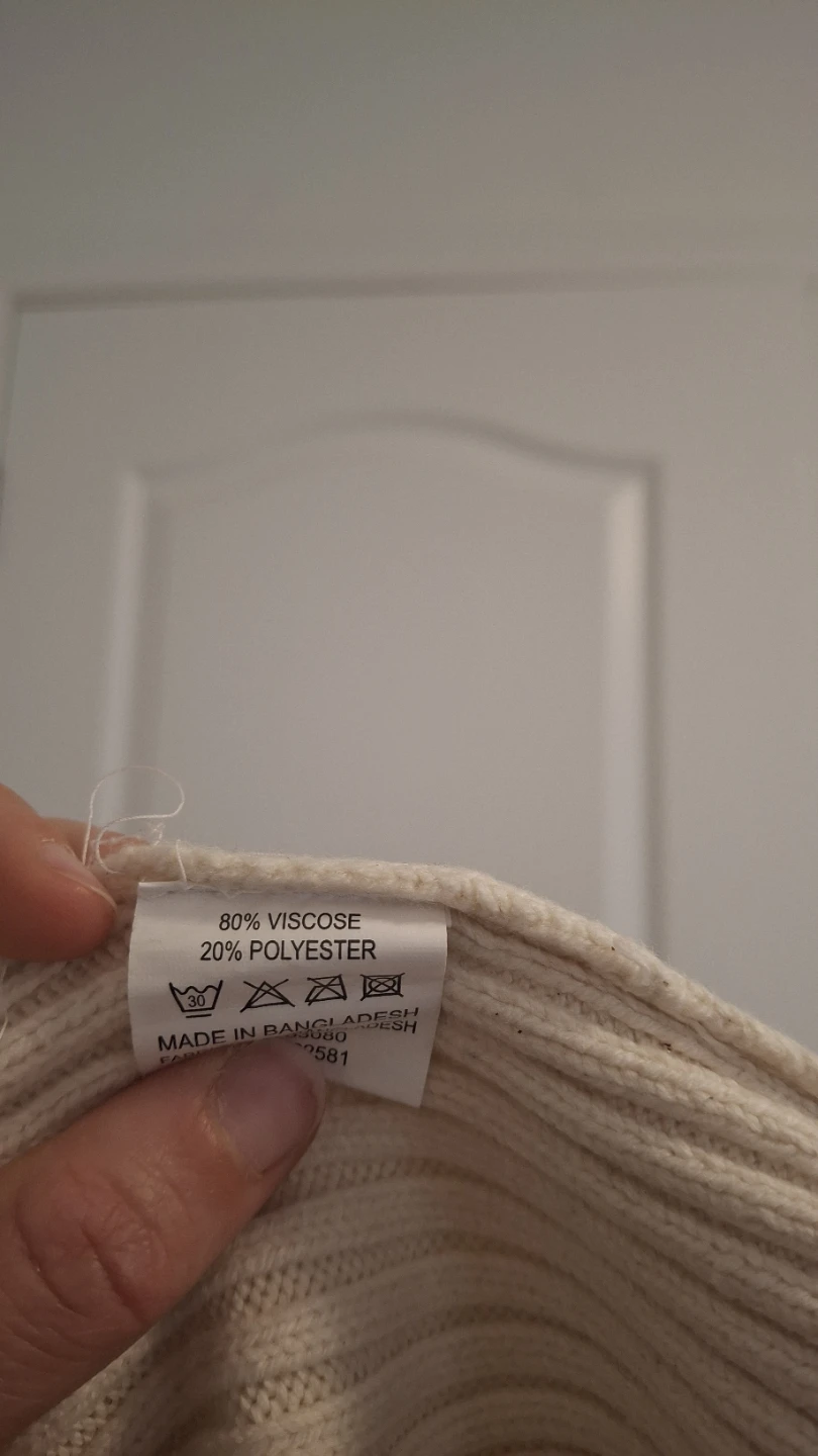 Cream Turtleneck Sweater - photo 3