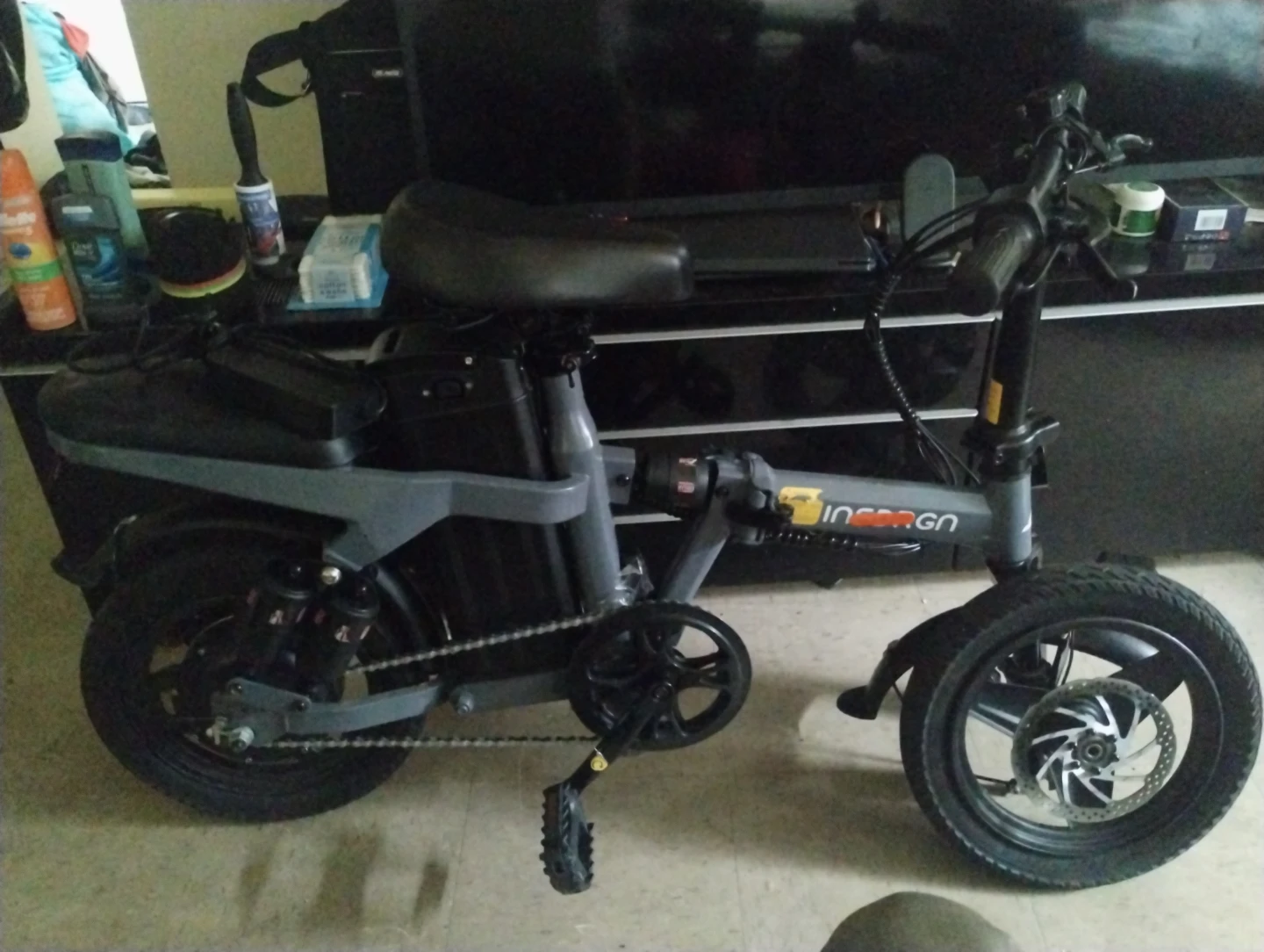 INSDRGN Folding Electric Bike for Adults Teens,