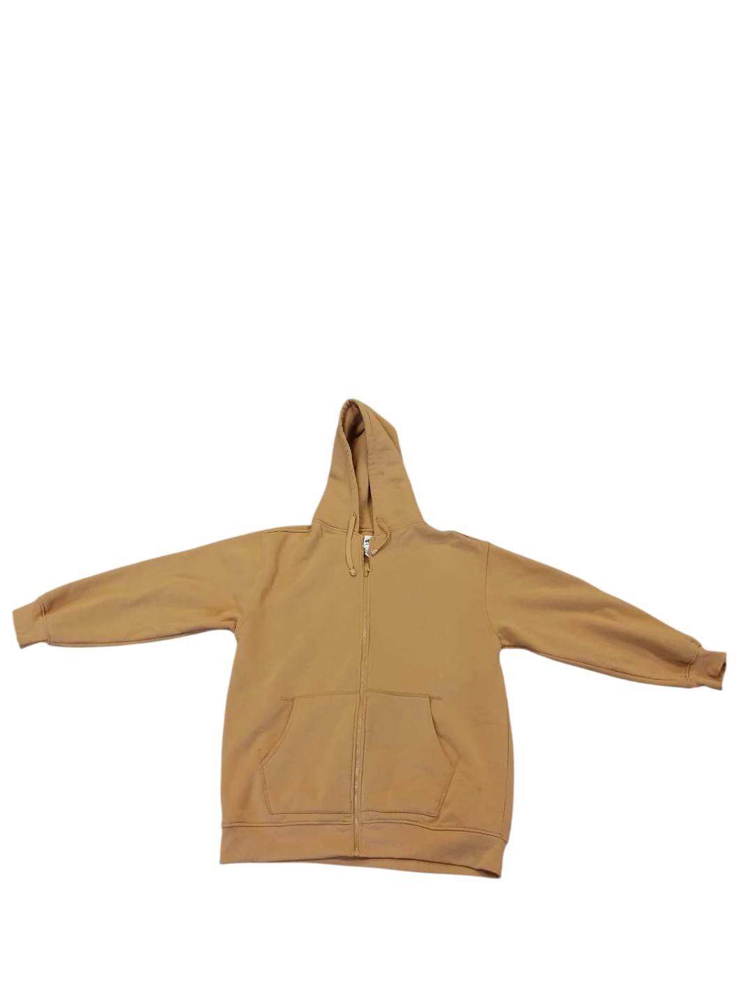 Vintage PJ Mark “Make Your Mark” Tan Full-Zip Fleece Hoodie