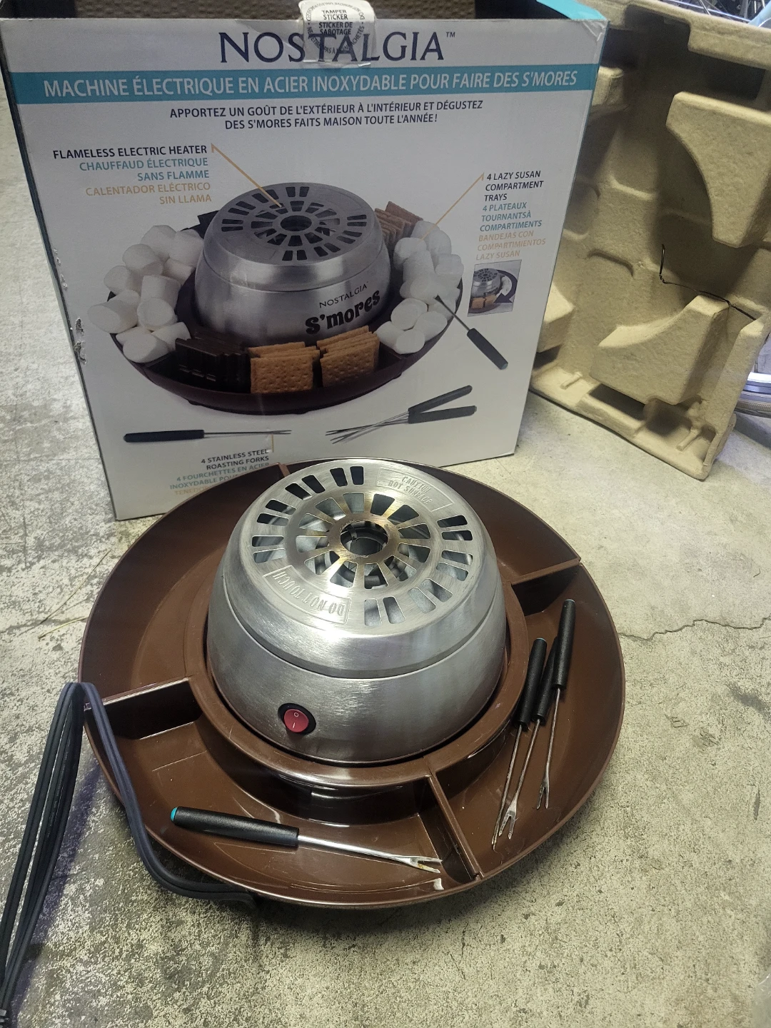 Nostalgia Electric Stainless Steel S'mores Maker - photo 2