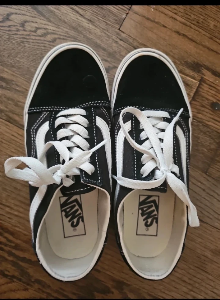 Vans Old Skool Black White Mule