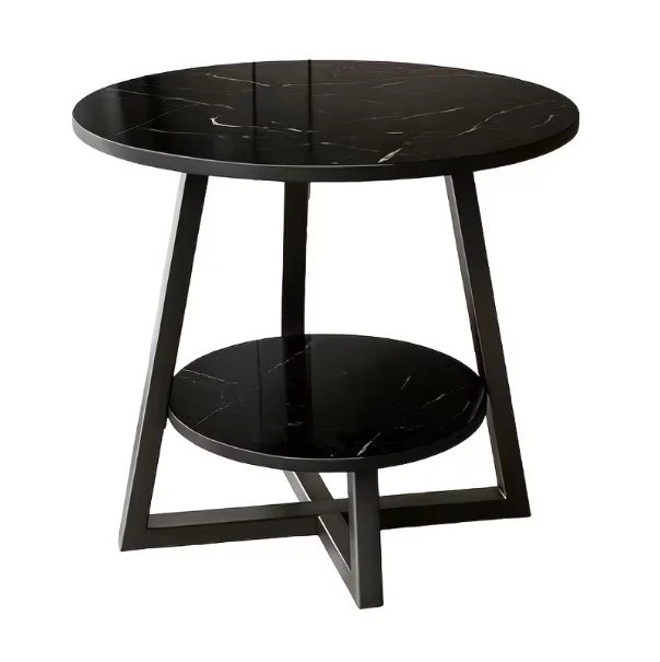 Two-Tiered Round Side Table - photo 2