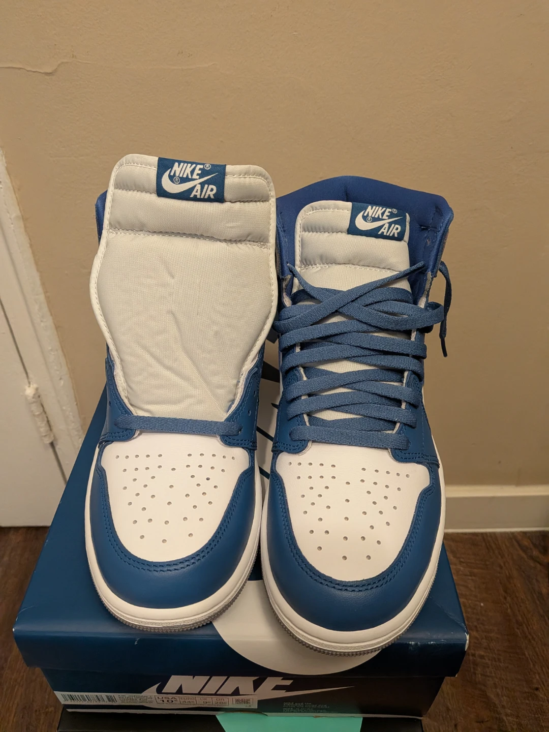 Nike Air Jordan 1 High OG 'True Blue' Sneakers - photo 2