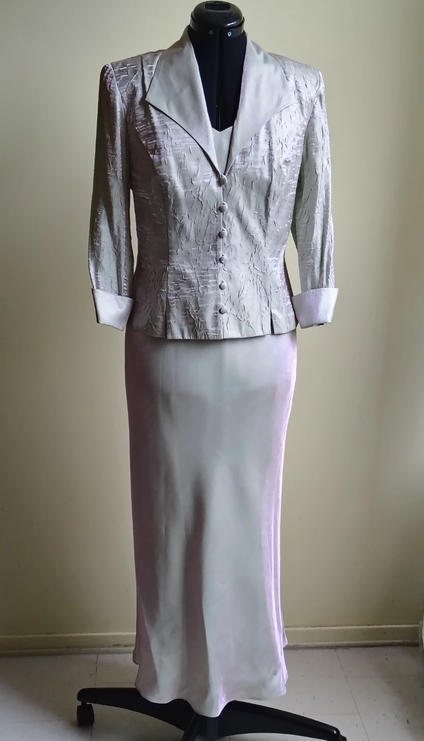 Evening Cocktail Dress for Women. Two piece set.