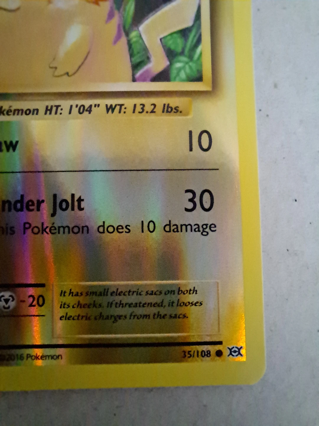 Pikachu 35/108 Evolutions- Reverse Holo - photo 4