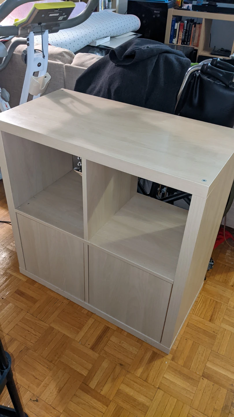 Ikea Cube Storage Unit W Doors