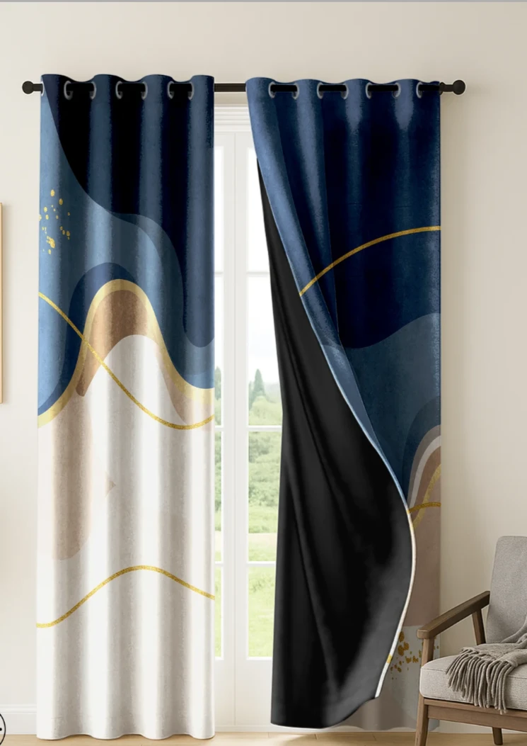 Curtains pair 50*90inch