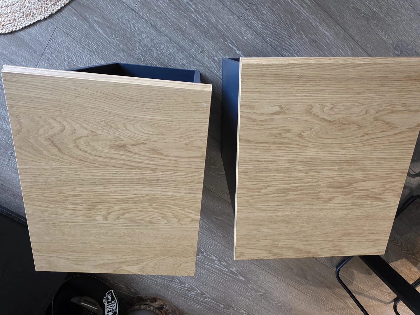 IKEA black-blue side table - photo 2