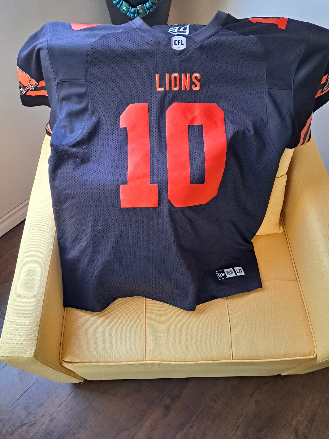 BC Lions Whyte #10 Football Jersey 2XL - photo 2