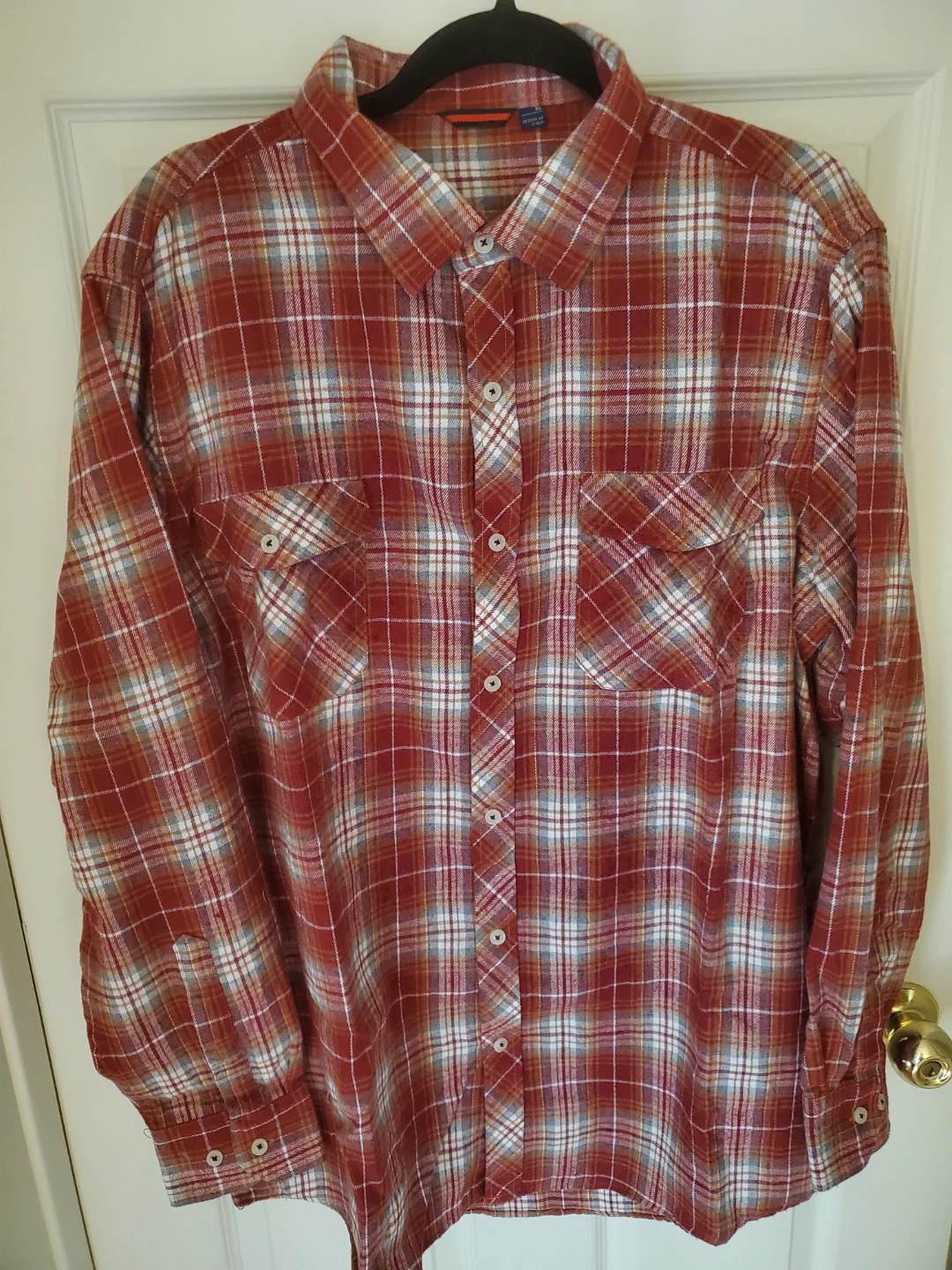 Design in Italy Plaid Flannel Shirt XL...New