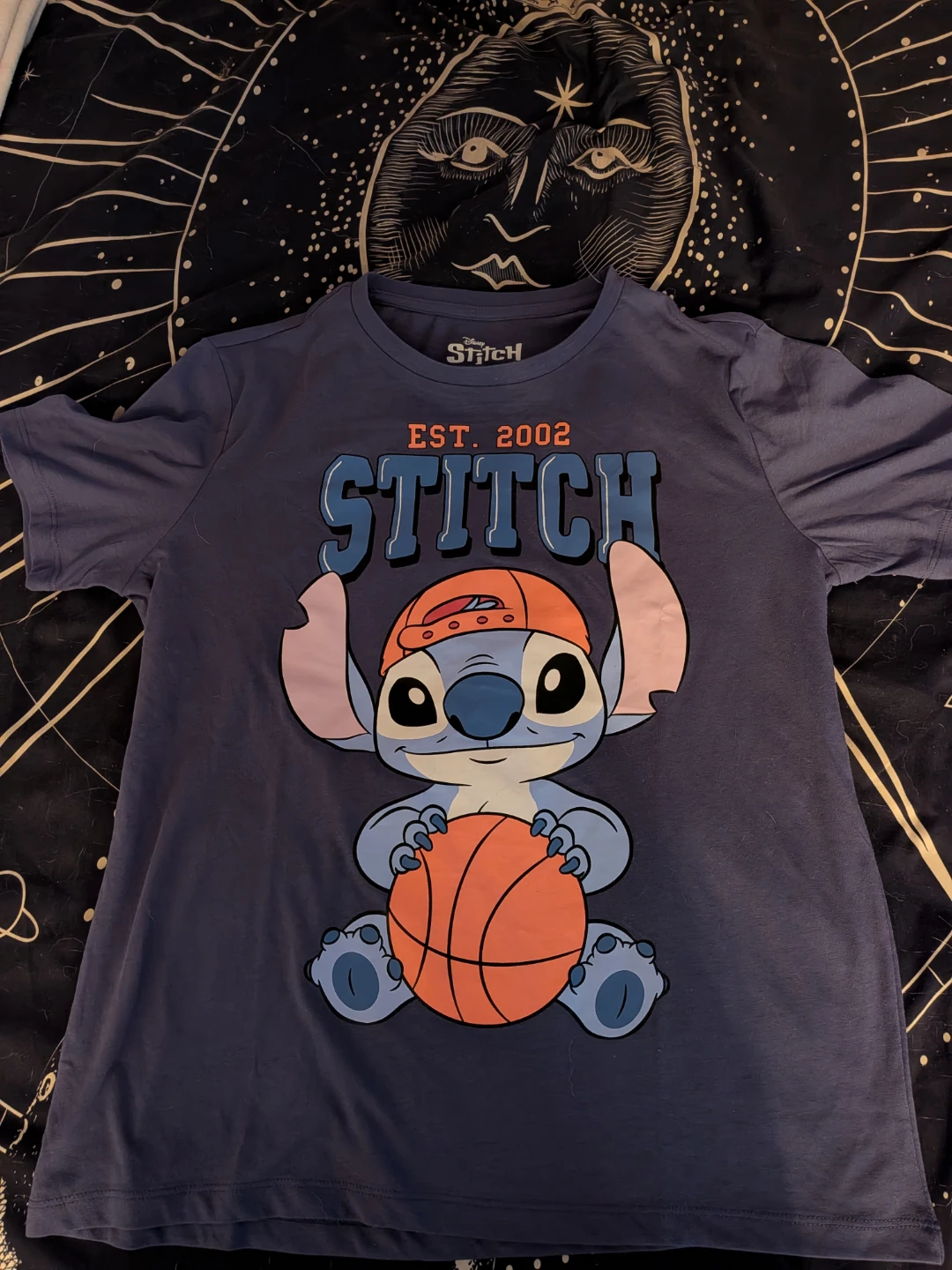 Disney Stitch Basketball Graphic T-Shirt - photo 3