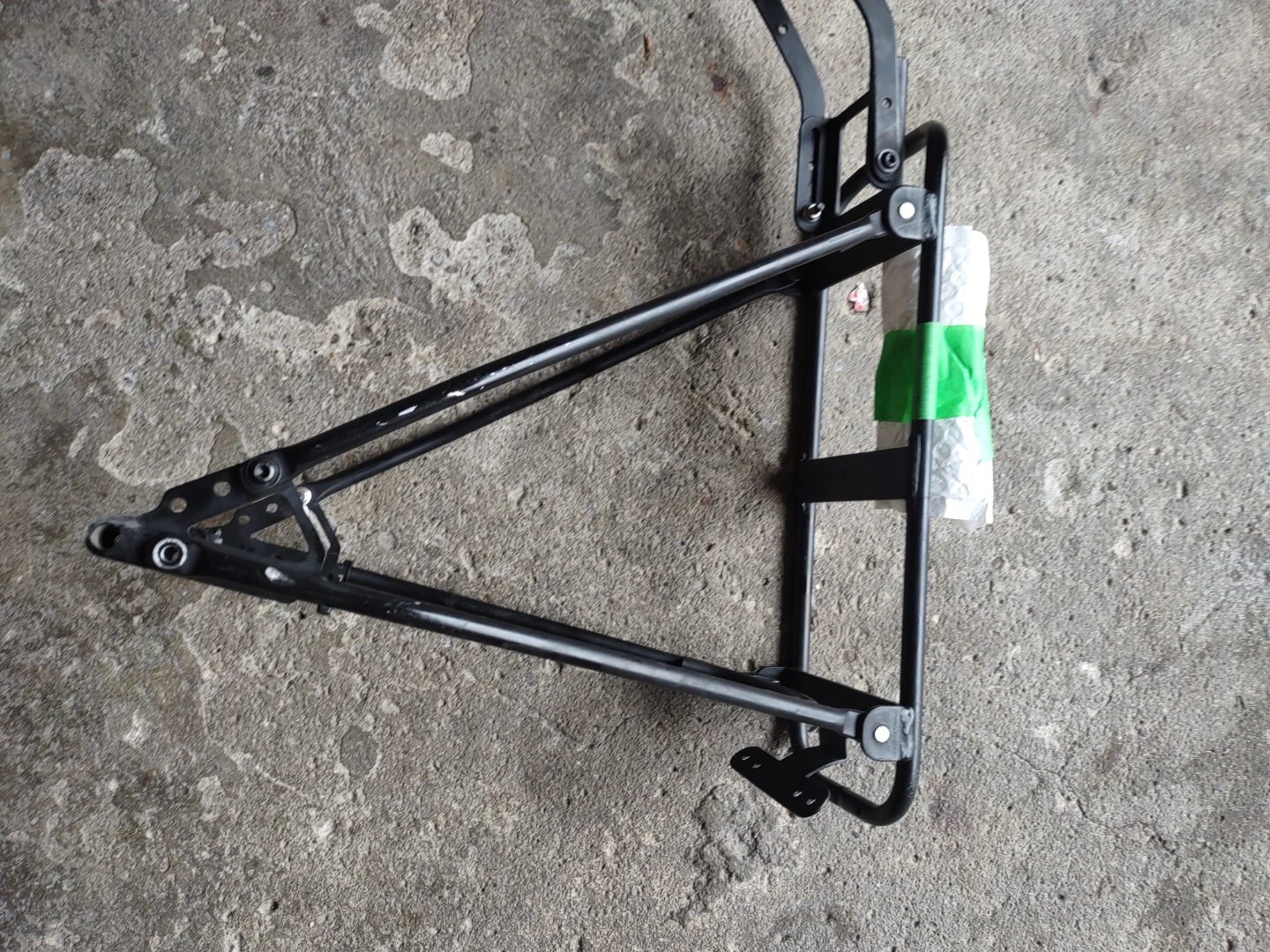 Black Bicycle Rear Rack - photo 3