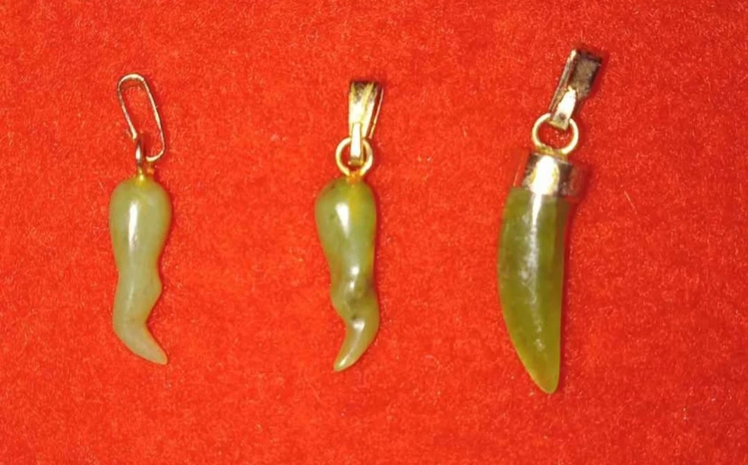 Jade Horn Pendants