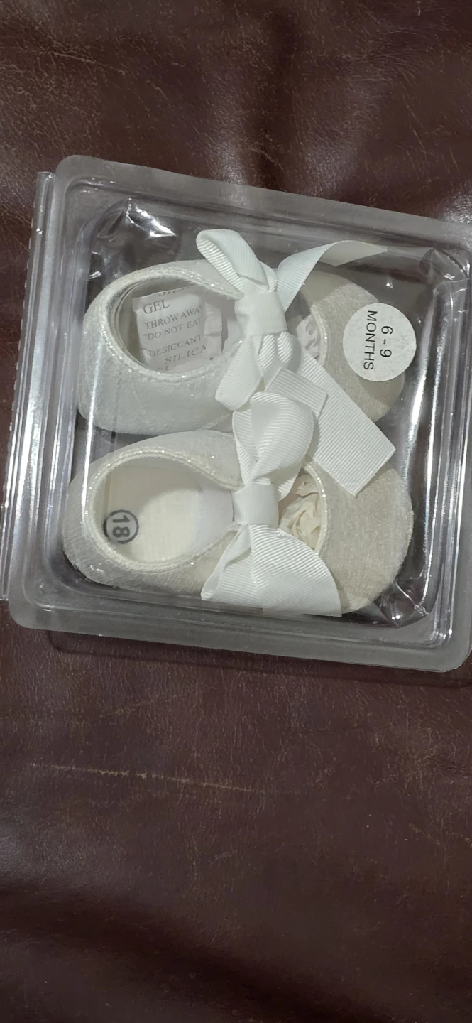 Baby White Sparkly Shoes - photo 2