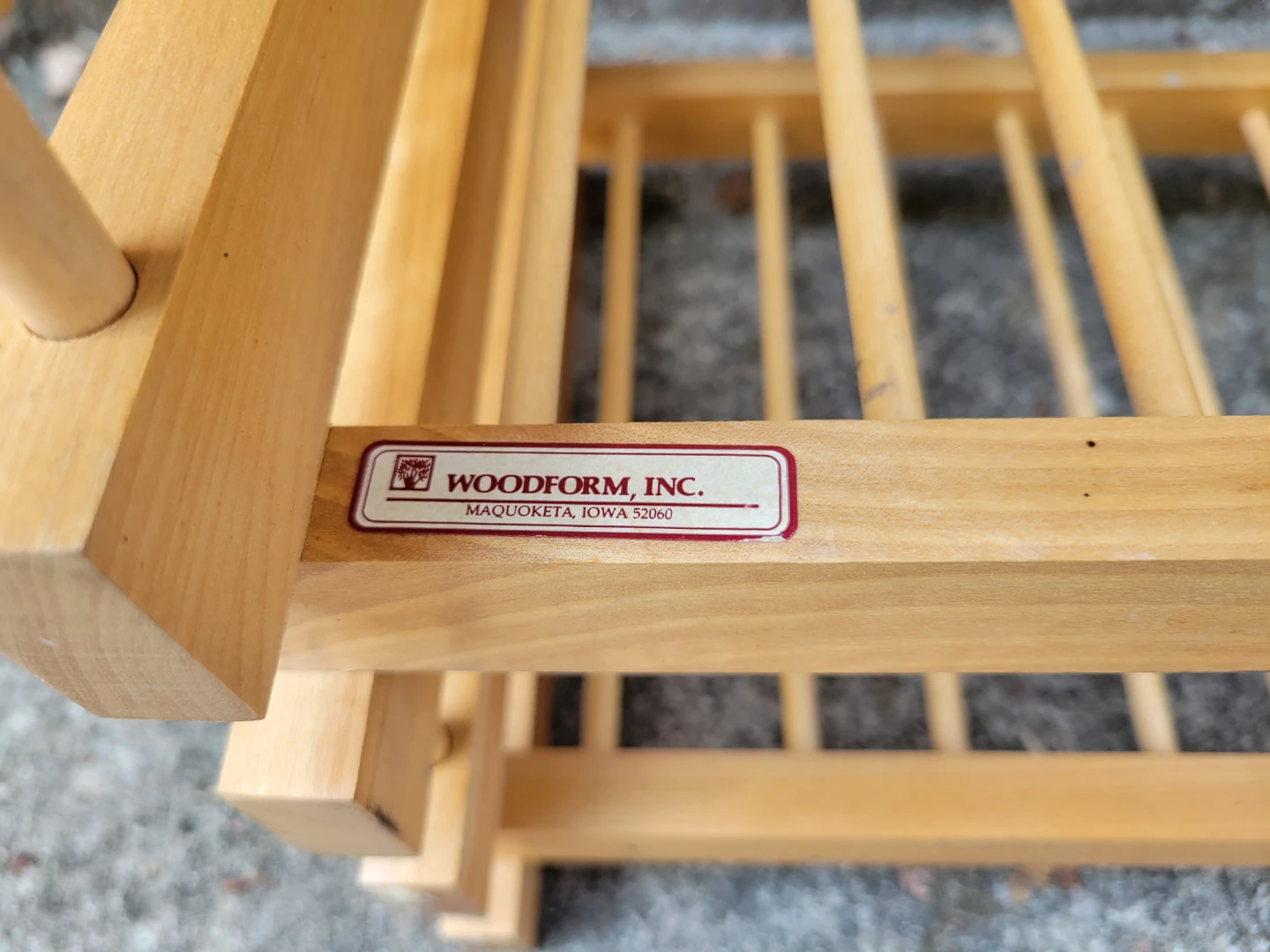 Woodform Inc. Wooden tiered shoe shelf - photo 2