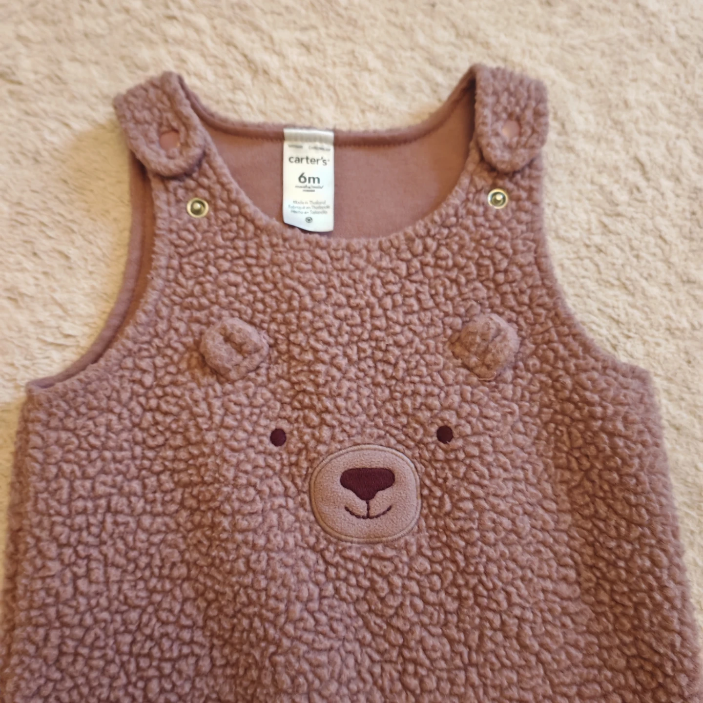 Carter's Bear Sherpa Bunting Suit - 6 Months - photo 5