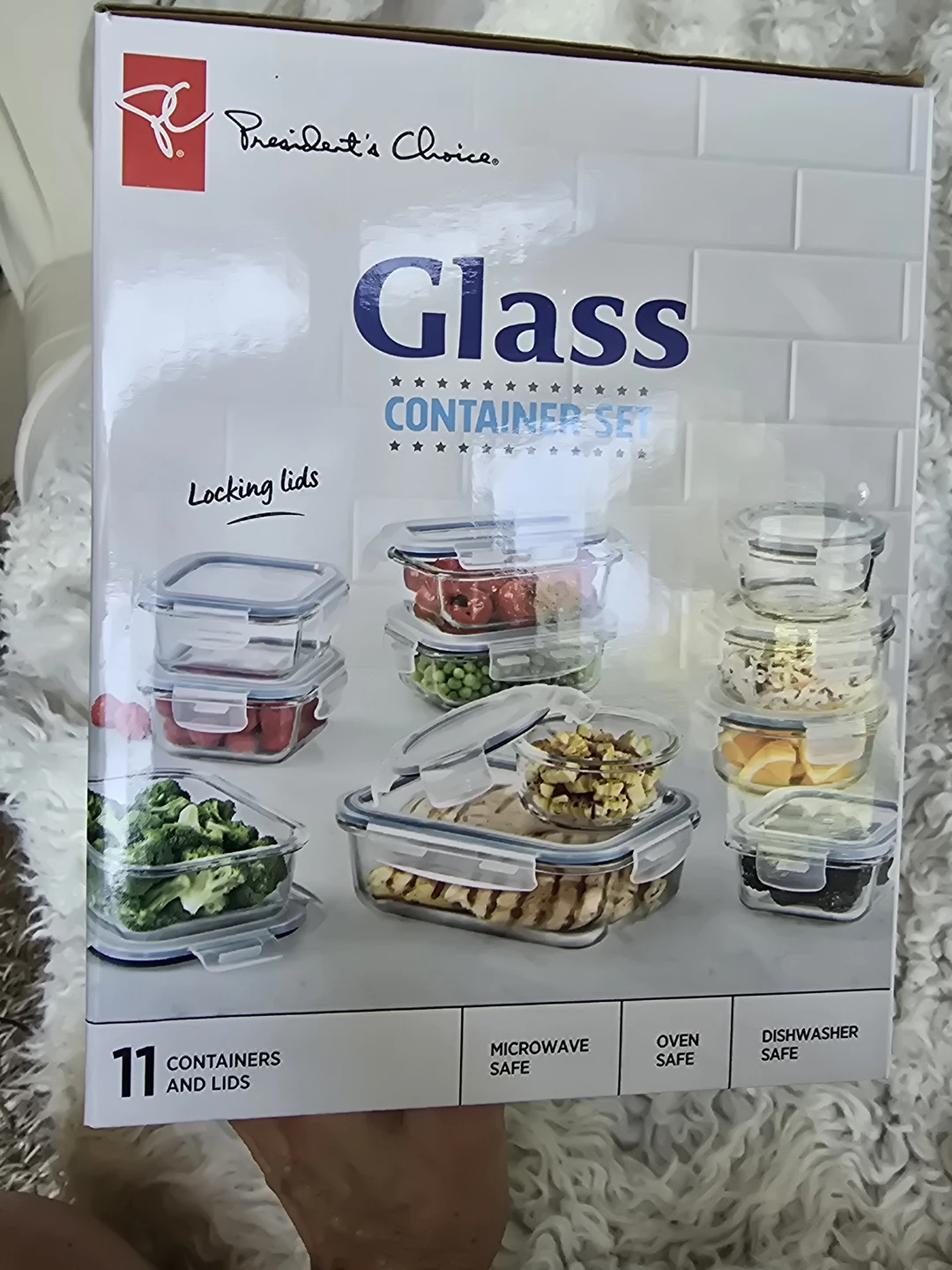 NEW 11-Piece Glass Container Set