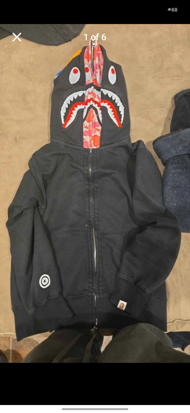 A Bathing Ape Shark Full Zip Hoodie