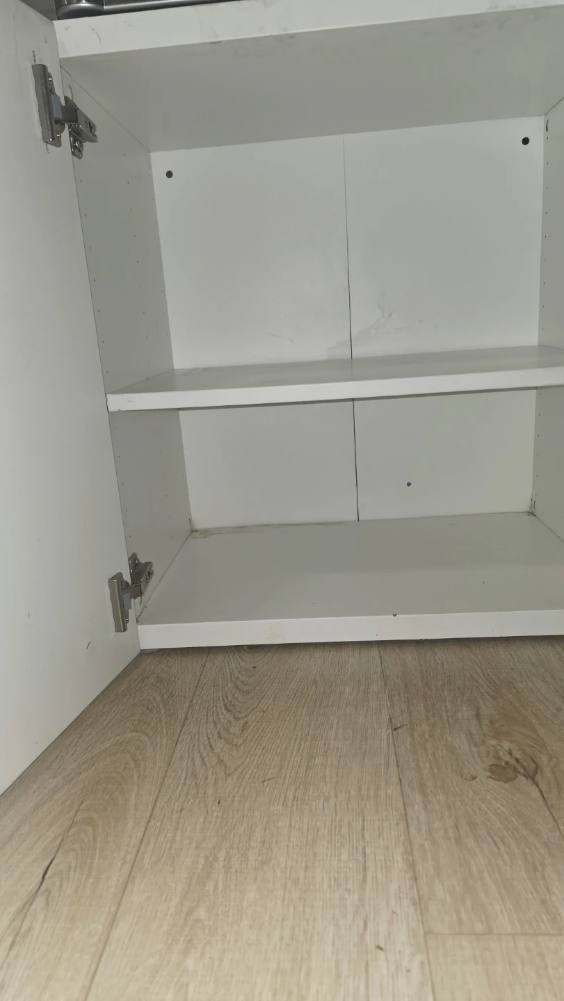 White Storage Cabinet - photo 2