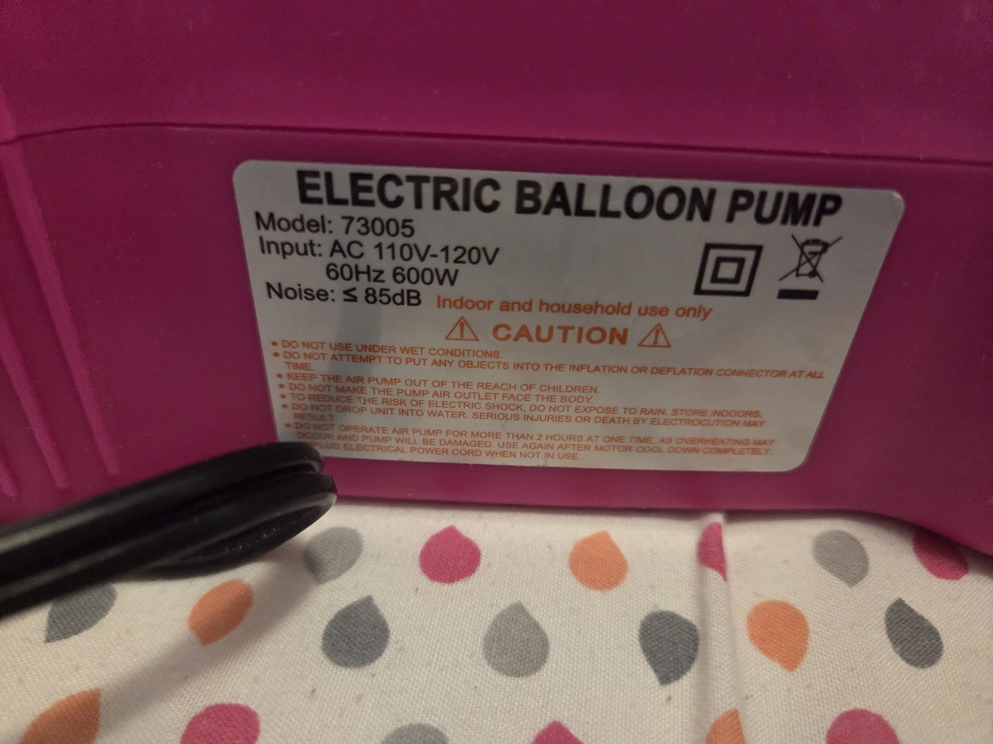 Electric Balloon Pump 73005 - photo 4