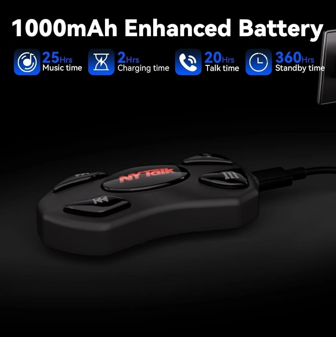 NYTalk Motorcycle Bluetooth Headset (set of 2) - photo 5