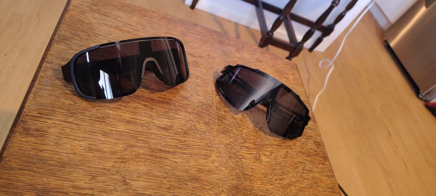 Two Pairs of Black Sport Sunglasses - photo 2
