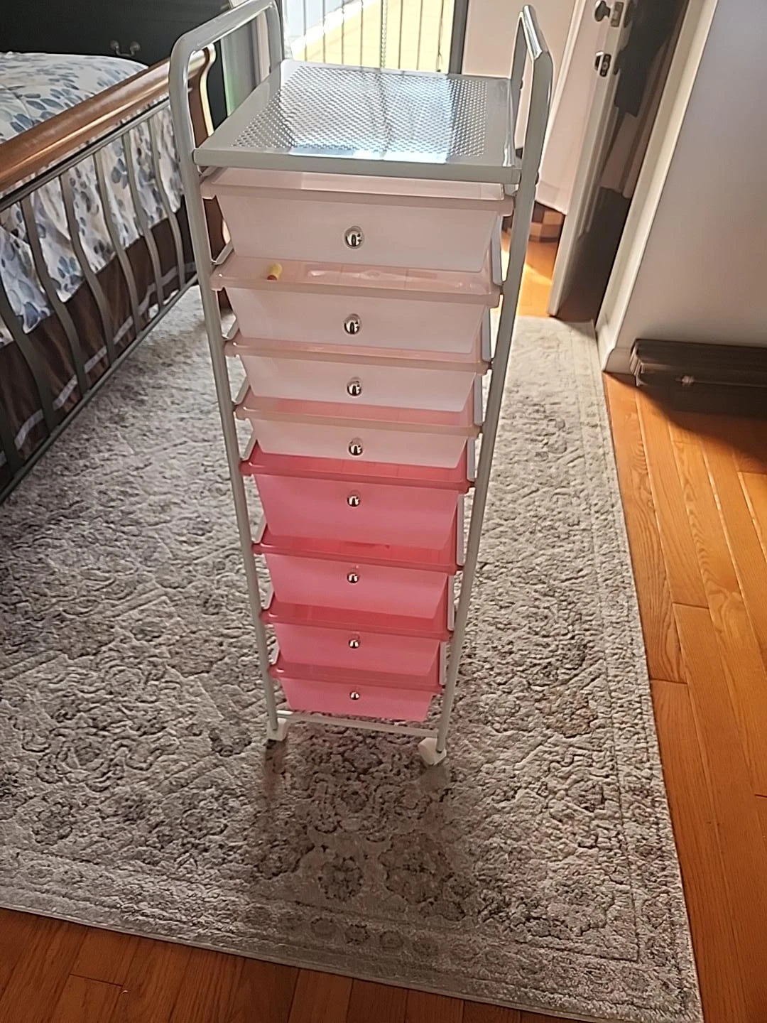 Rolling Drawer Storage Cart Organizer