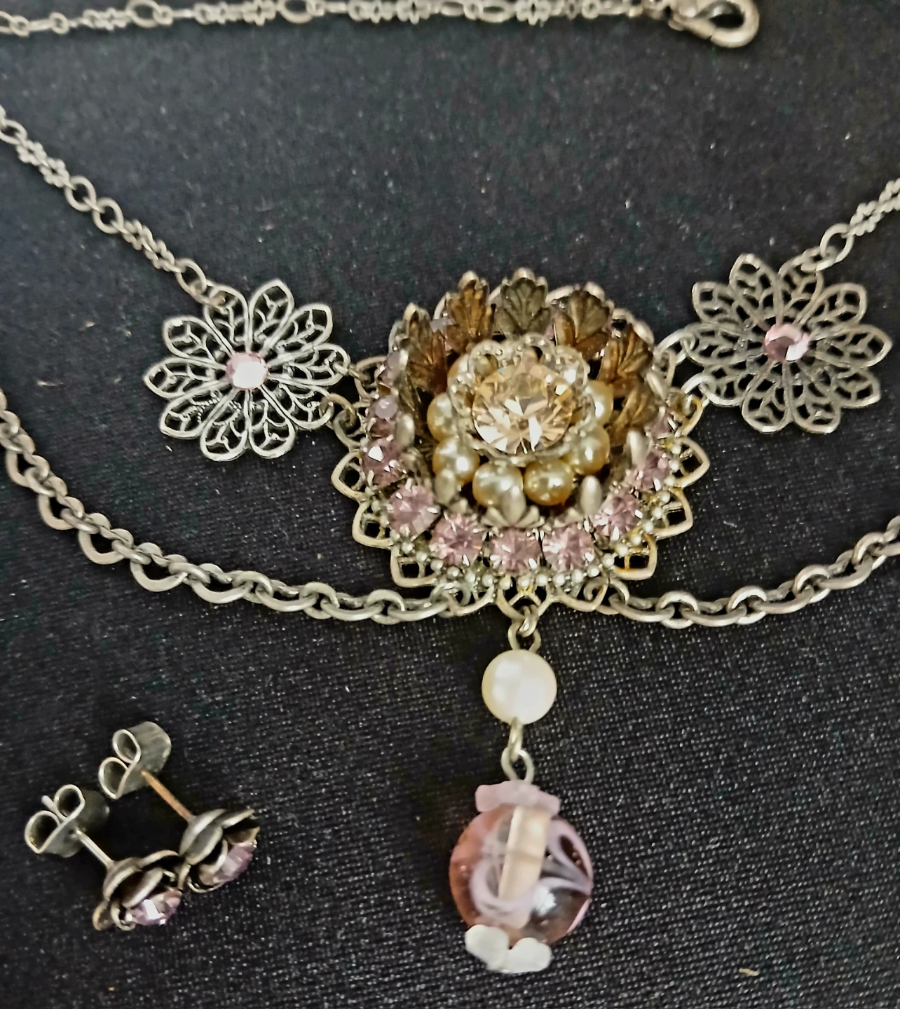 Vintage Necklace and Earring Set - photo 4