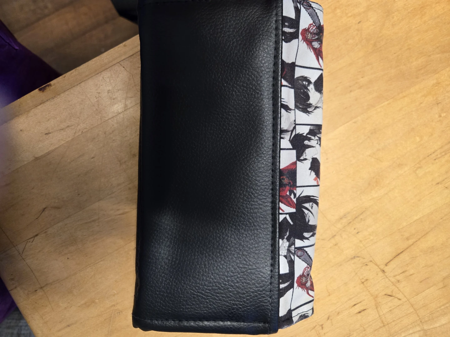 Black Butler Leather Wallet with Anime Print - photo 5