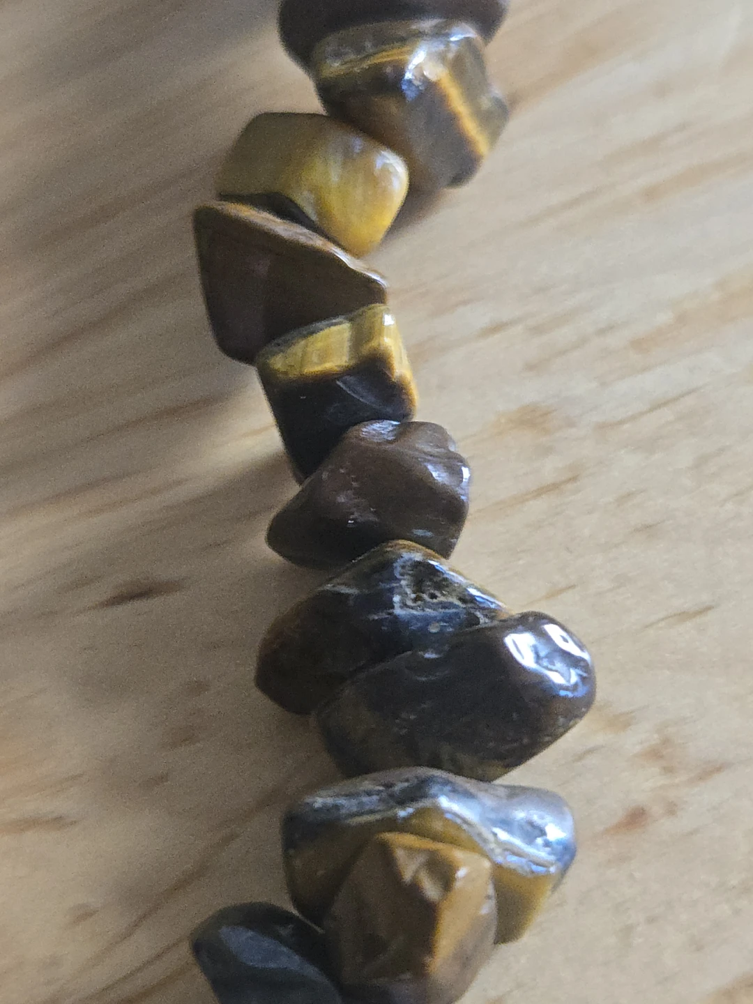Tumbled Tiger's Eye Gemstone Necklace - photo 4