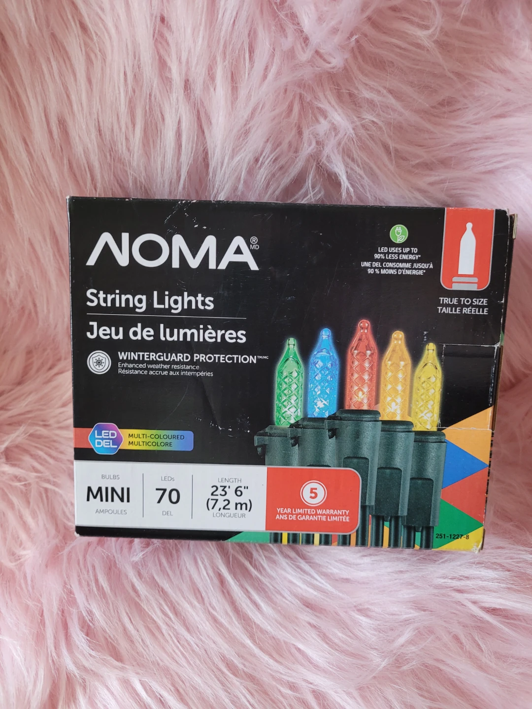 NOMA String Xmas/Party Lights - Multi-Coloured LED Mini