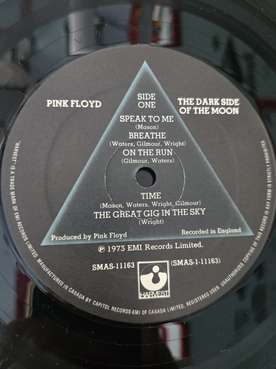 Pink Floyd The Dark Side of the Moon Vinyl Record - photo 2