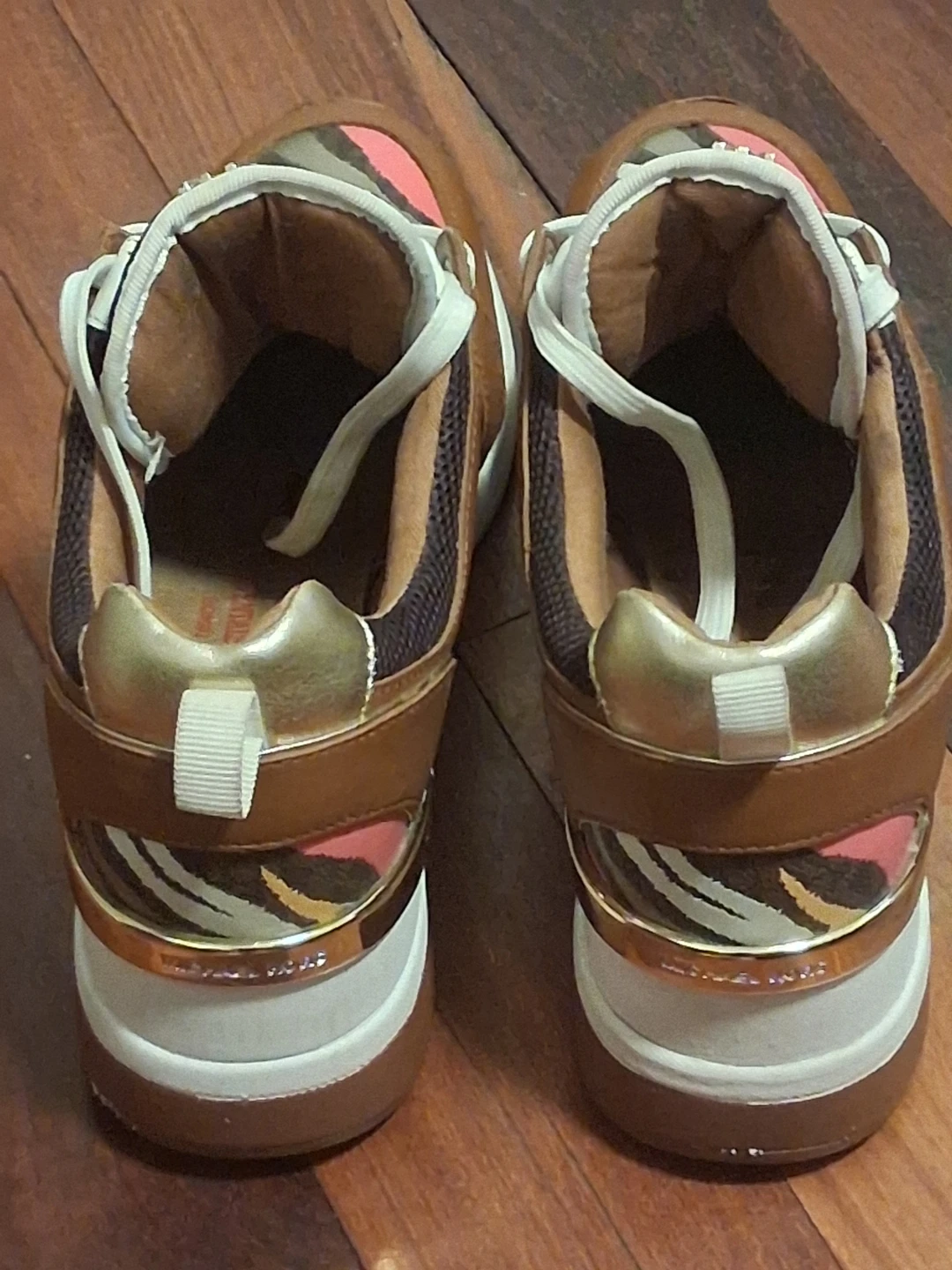 Michael Kors "MK" Logo Zebra Print Fashion Sneakers - photo 4