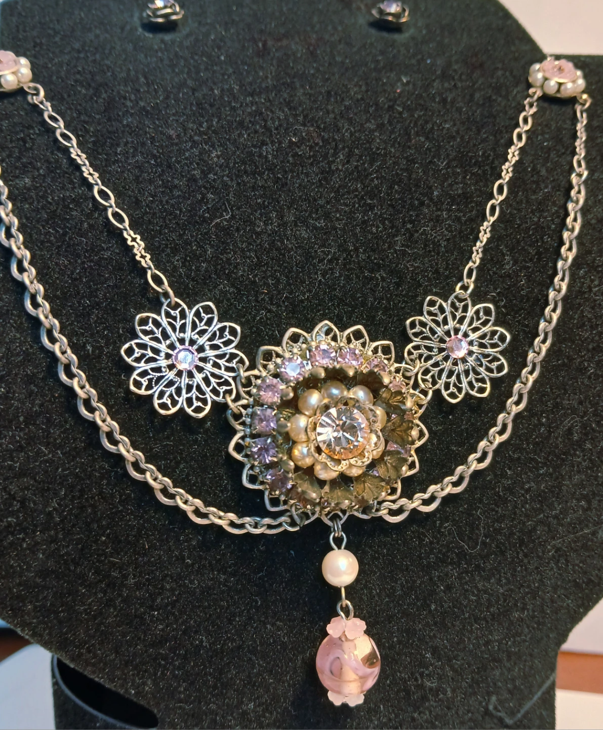 Vintage Necklace and Earring Set