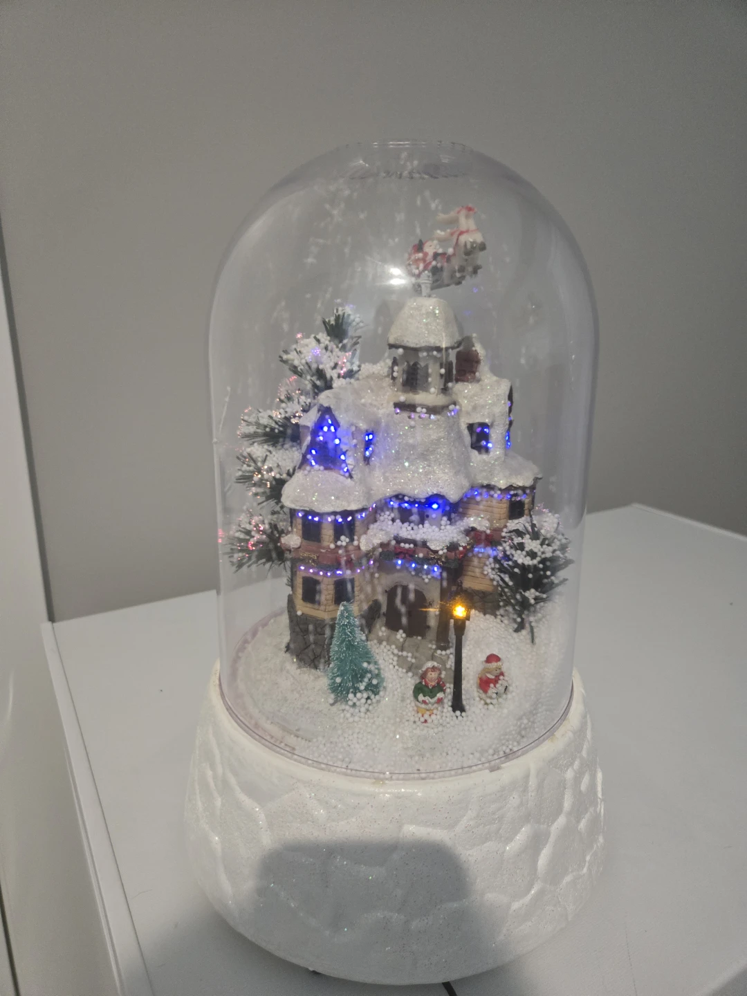 Musical Light-Up Christmas Snow Globe