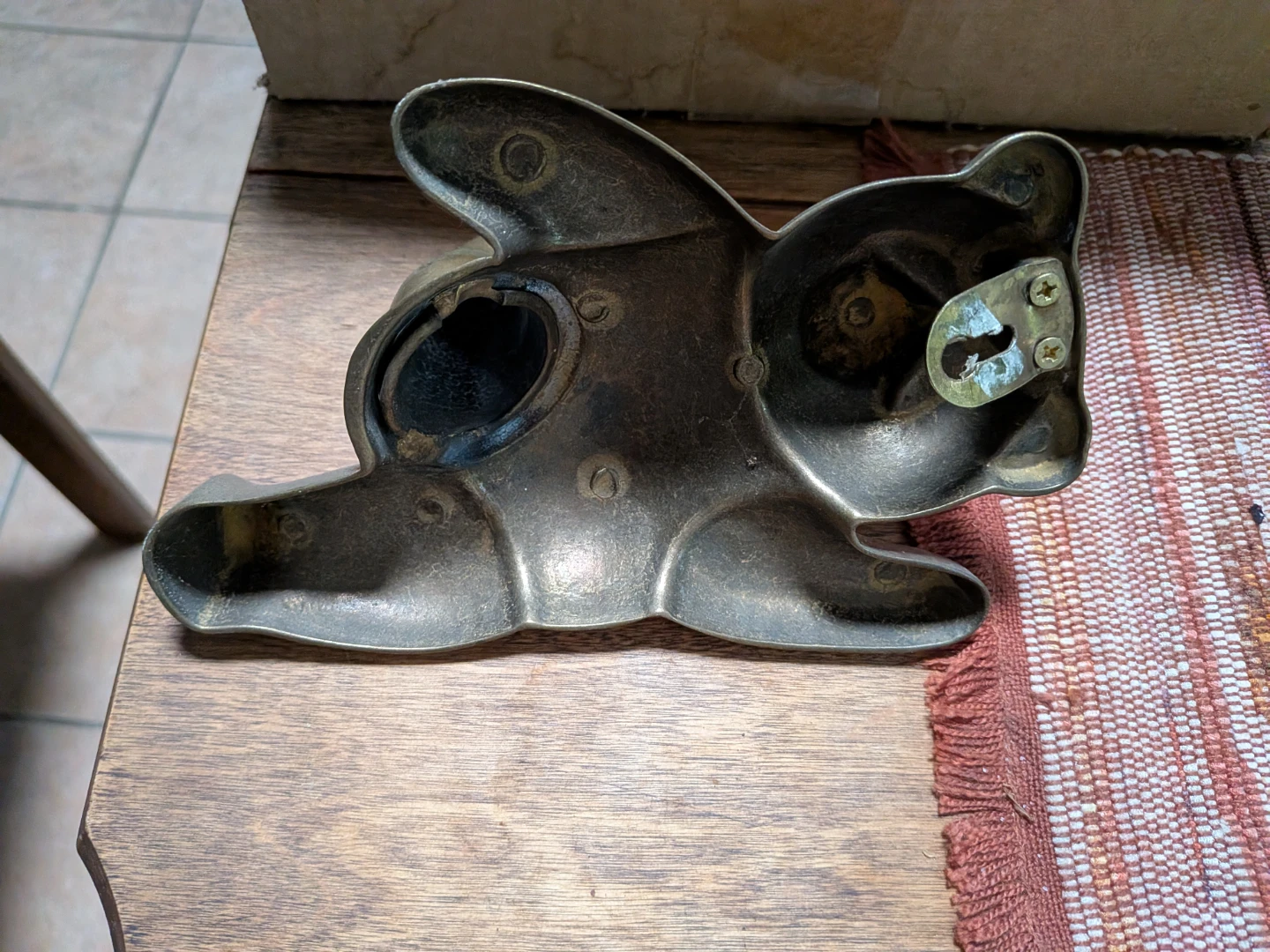 Vintage Brass Teddy Bear Wall Hook - photo 2