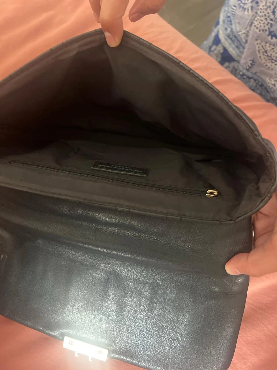 Black Quilted Tote Bag - photo 3