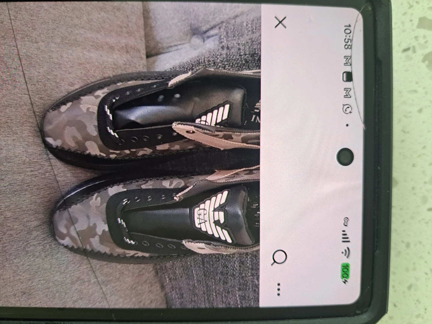 Emporio Armani Camo Sneakers - photo 2