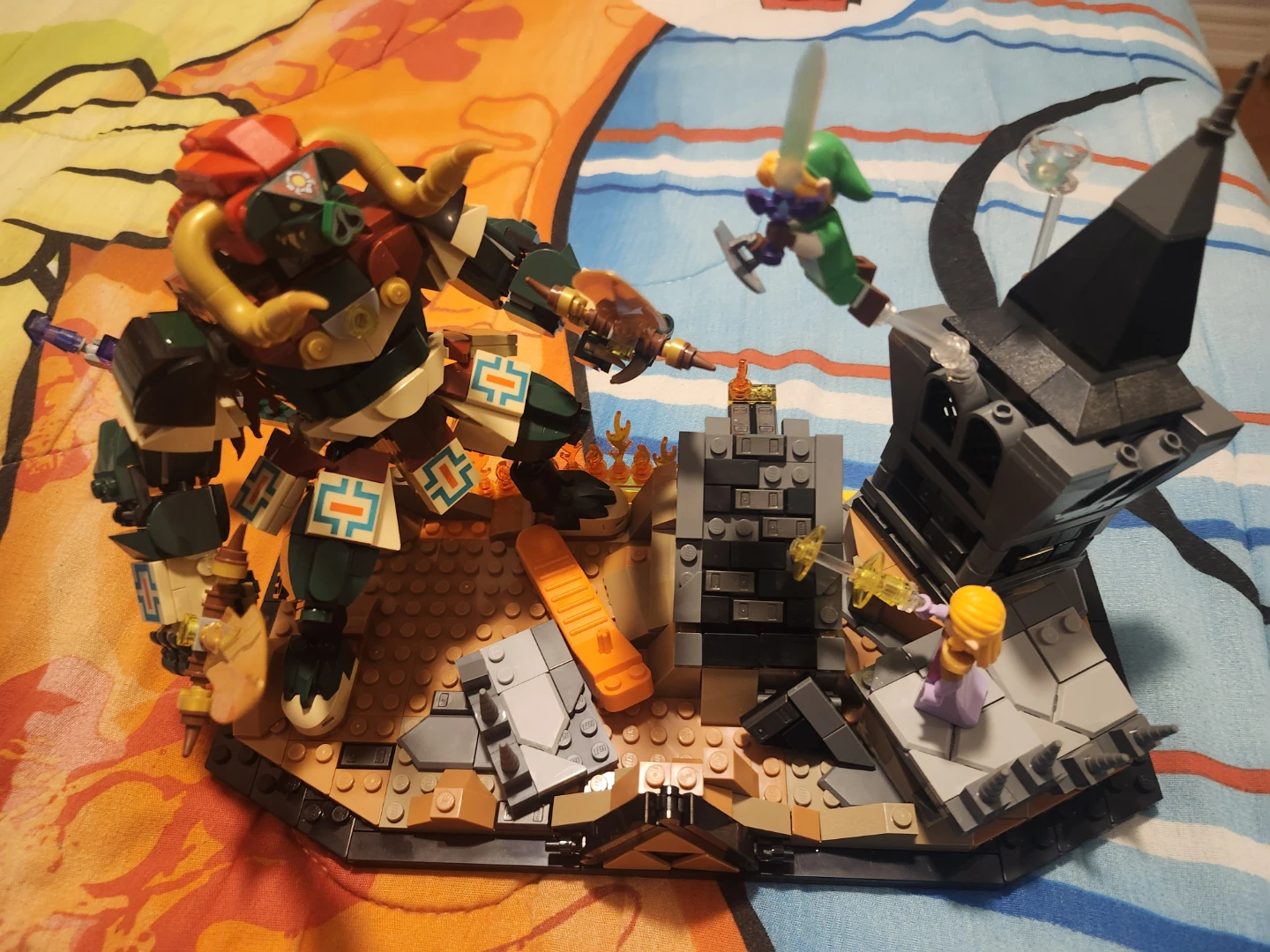 Legend of Zelda Final battle lego set (Built)