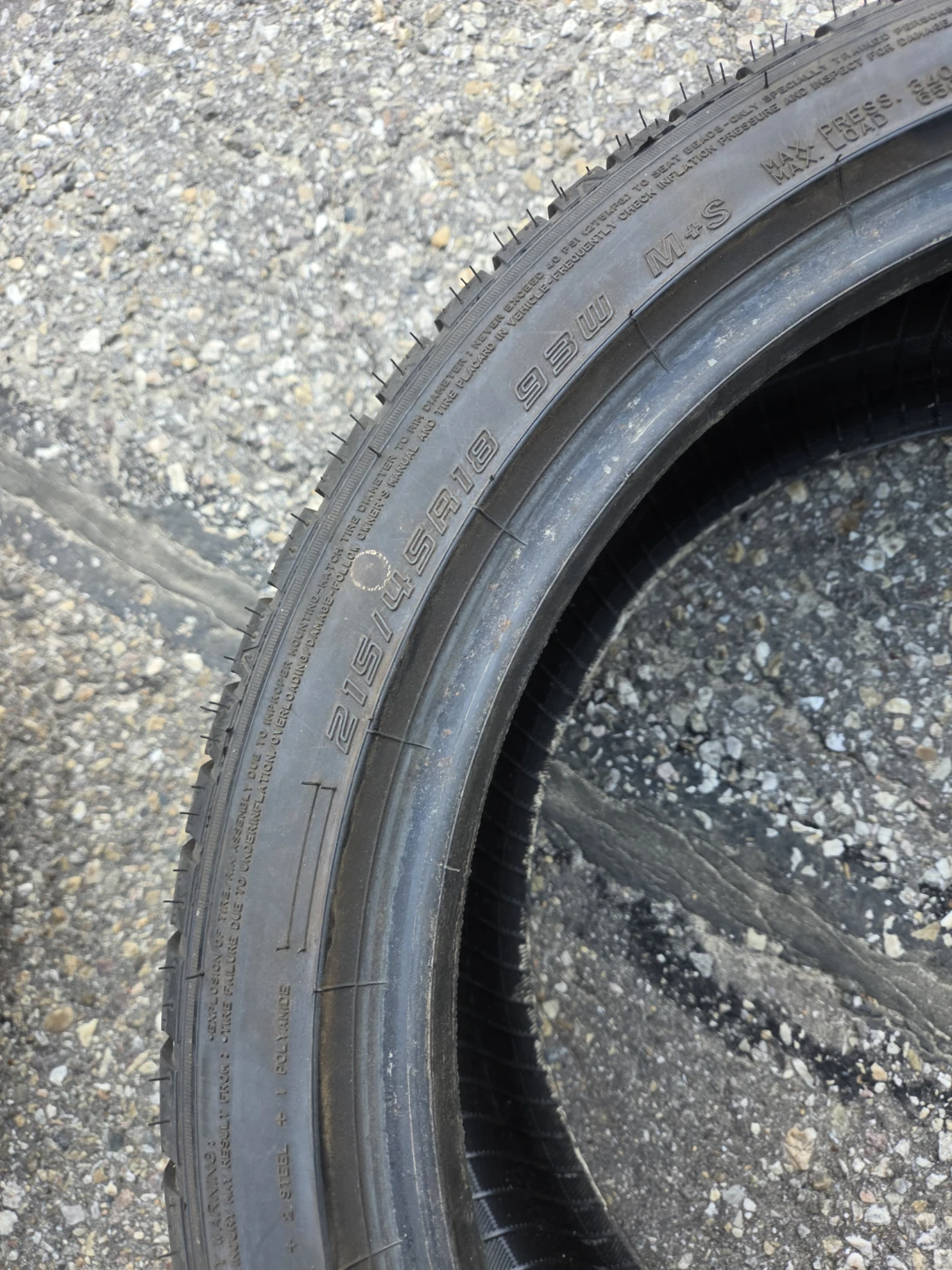 2 tire Sumitomo HTR A/S P03 - 215/45R18 - photo 5