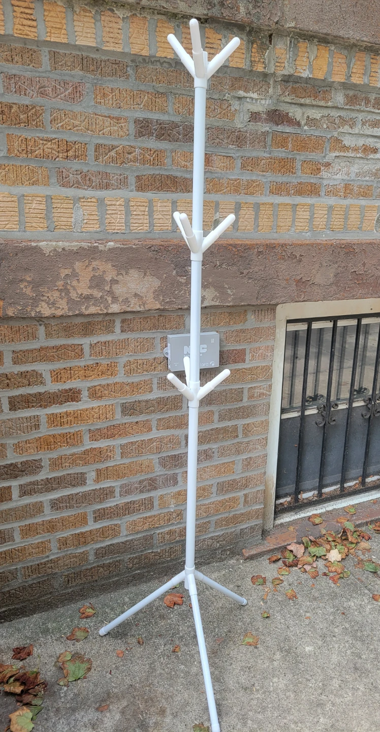 White Standing Coat Rack. Brand new! - photo 2
