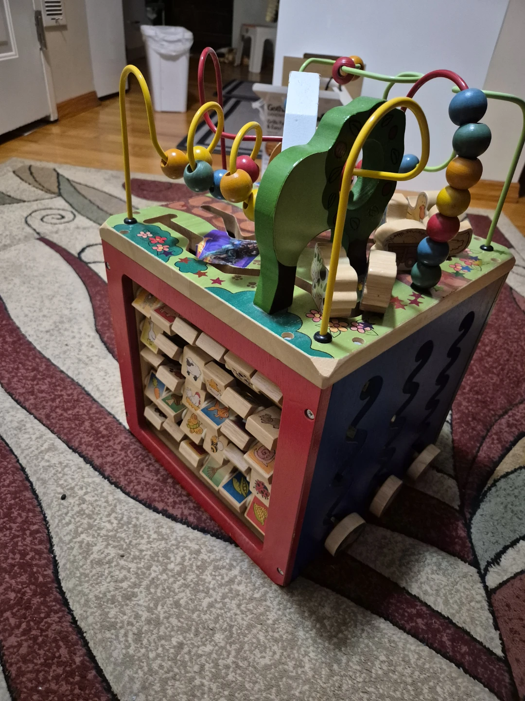 Wooden Activity Cube Toy - photo 2