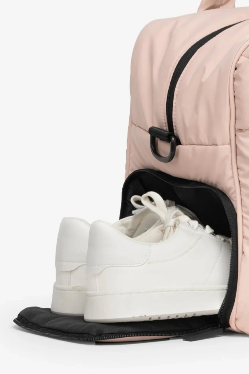 Pink Travel Duffle Bag with Shoe Compartment - photo 5