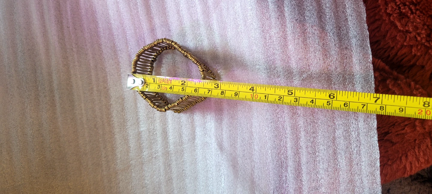Gold Tone Woven stretchy Bracelet - photo 5
