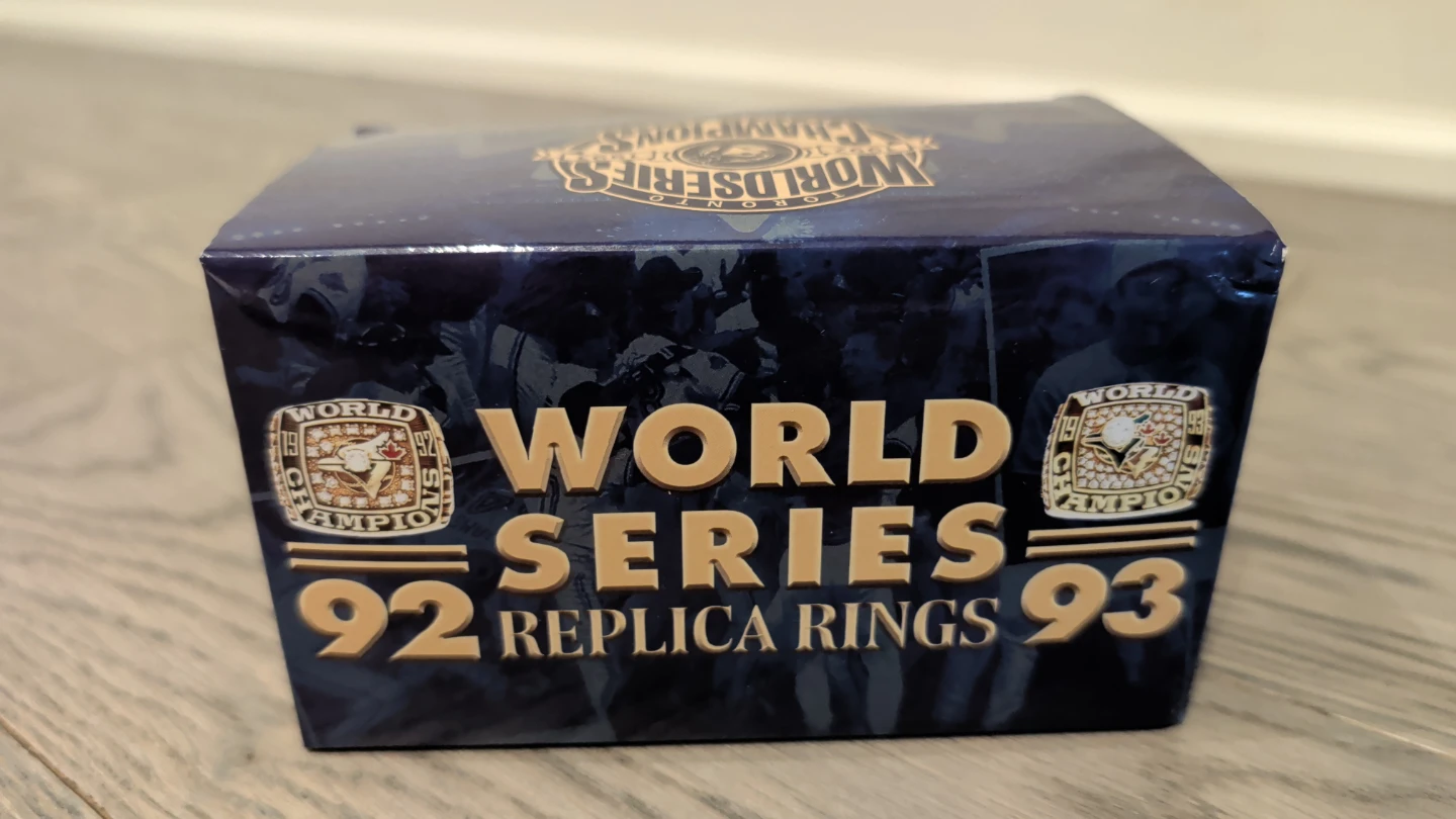 Back to Back 1992-1993 World Series Replica Rings Blue Jays - photo 3