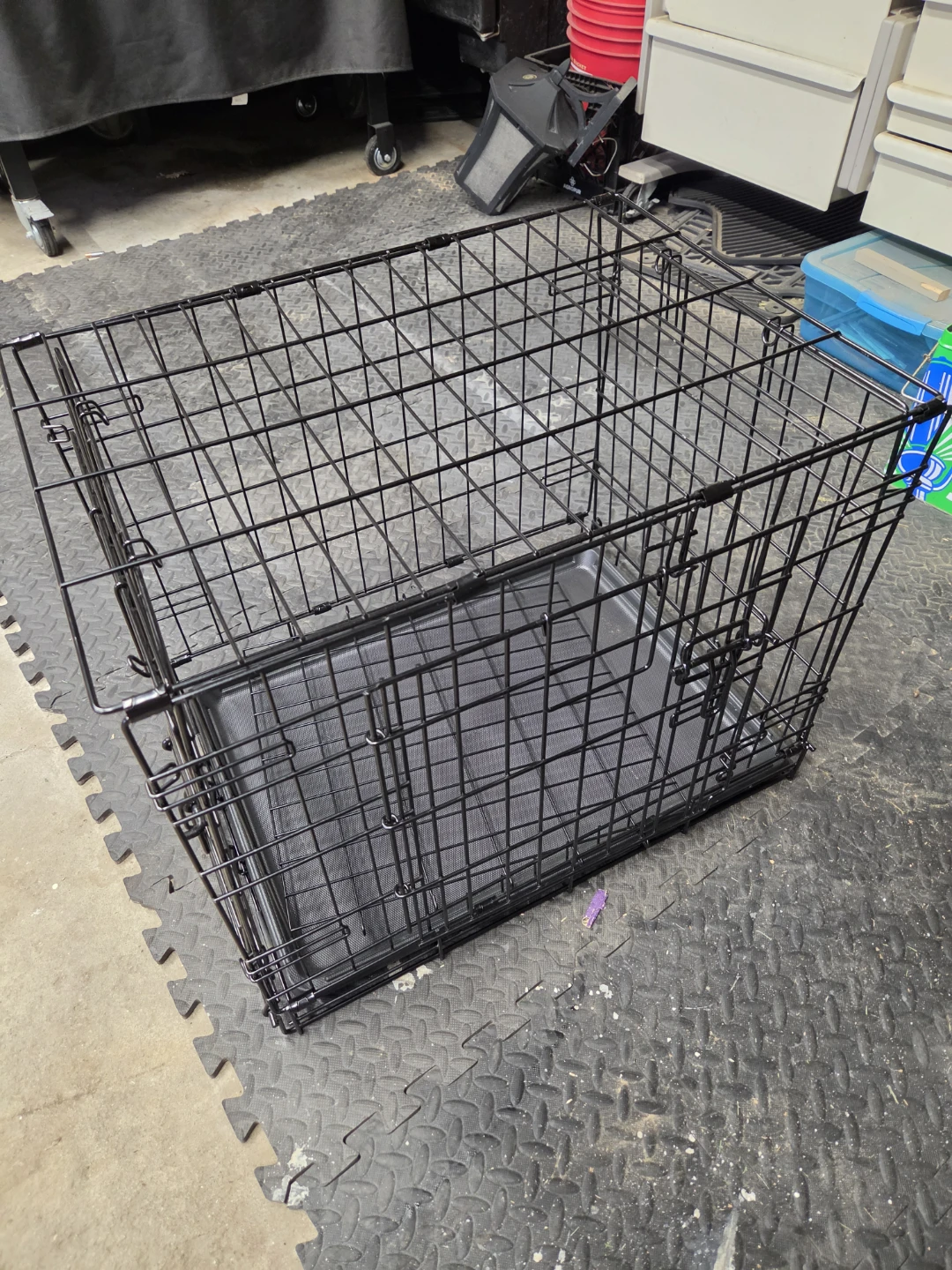 Black Wire Pet Dog Crate